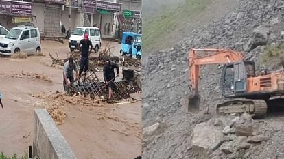 नुकसान: भारी बरसात से यमुनोत्री मे भारी नुकसान, देखें तस्वीर…