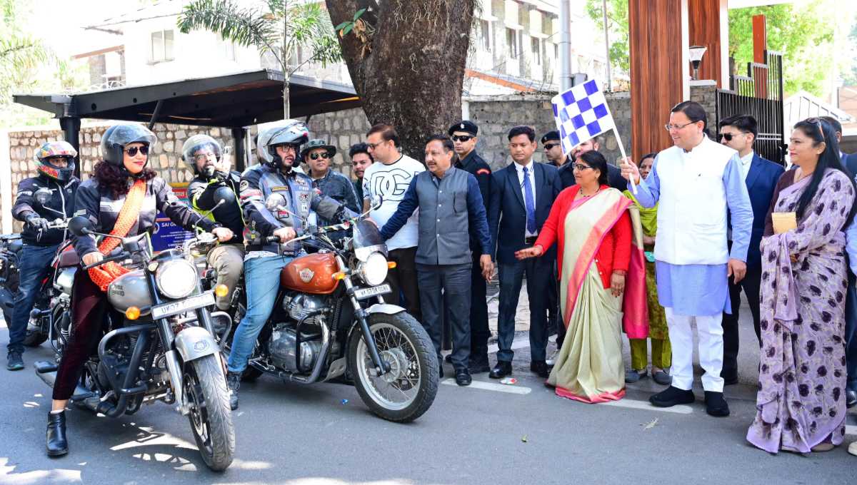 ड्रग्स मुक्त उत्तराखंड को लेकर बाइक रैली को मुख्यमंत्री ने दिखाई हरी झंडी …