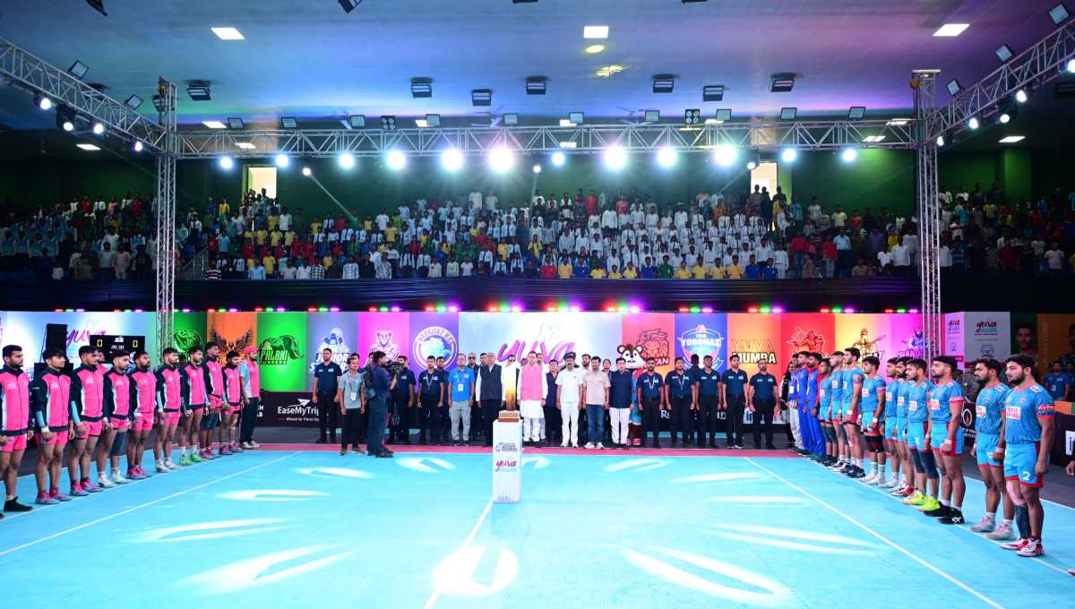 मुख्यमंत्री ने वंदना कटारिया इंडोर स्टेडियम रोशनाबाद में आयोजित युवा ऑल स्टार्स चैम्पियनशिप-2025 के समापन समारोह में किया प्रतिभाग