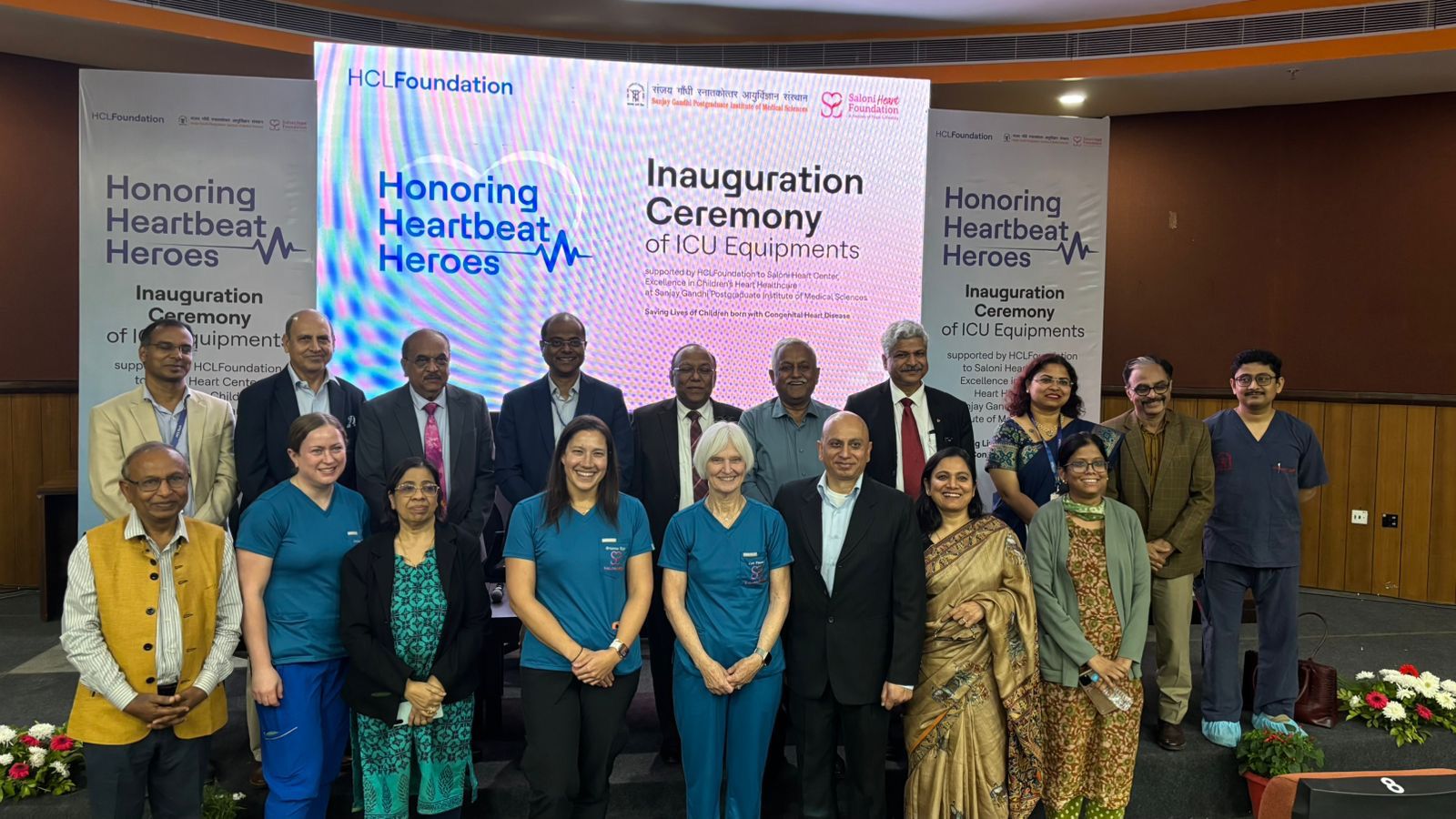 HCL फाउंडेशन ने एसजीपीजीआईएमएस, लखनऊ स्थित सलोनी हार्ट सेंटर को प्रदान किए अत्याधुनिक आईसीयू उपकरण