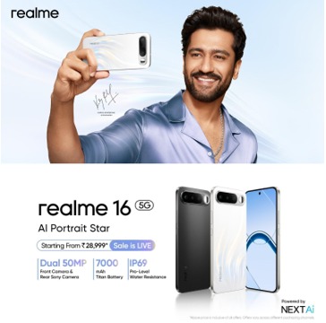 realme 16 5G की पहली सेल 6 अप्रैल से शुरू