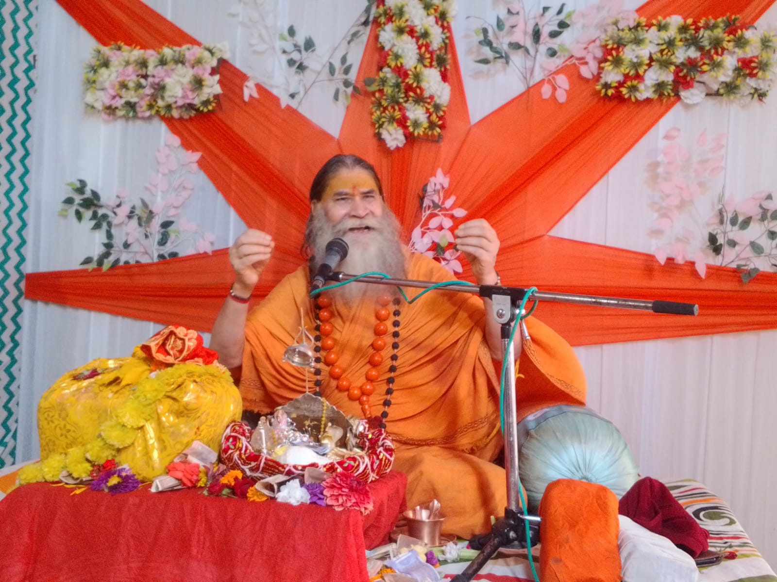 गुरु पूर्णिमा पर गंगा विश्व शांति सद्भावना धाम में उमड़ा श्रद्धालुओं का सैलाब, श्रीकृष्ण की लीलाओं से दिया प्रकृति संरक्षण का संदेश