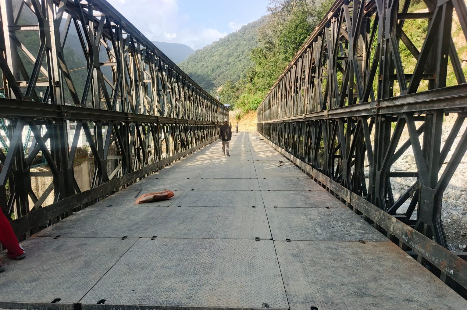 Yamunotri: स्यानाचट्टी-कुपड़ा मार्ग पर 57 मीटर वैली ब्रिज तैयार, आवाजाही शुरू